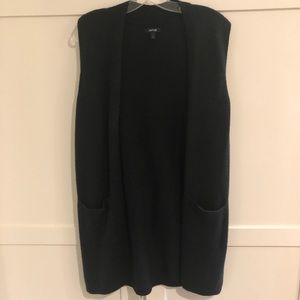 🍁Apt 9 black sweater vest with pockets Sz M